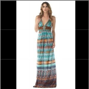 NWT “KOSOVARE” maxi halter dress by SKY size XS in Seafoam - STUNNING never worn